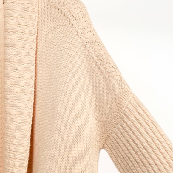 Loro Piana Cream Cashmere Open-Front Shawl Cardigan - Picture 5 of 9